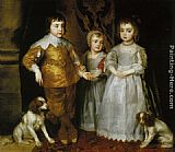 Portrait of the Three Eldest Children of Charles I by Sir Antony van Dyck